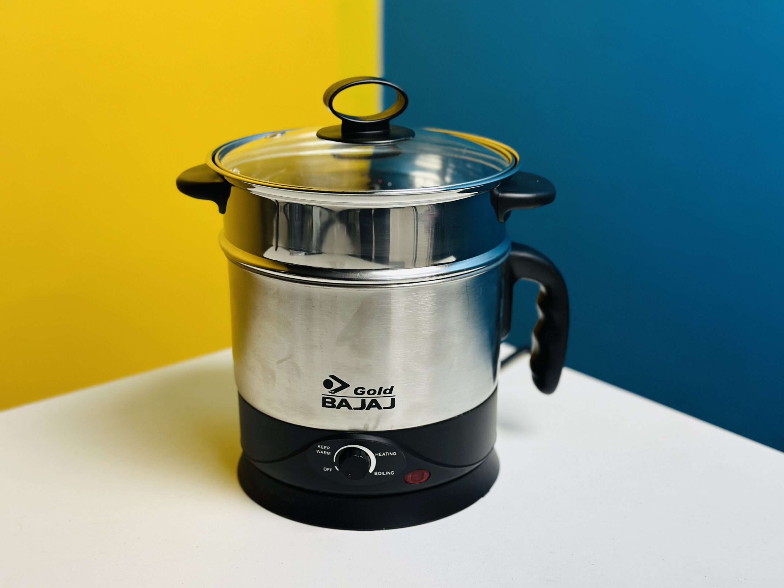 Gold Bajaj BJ-777 Electric Kitchen Kettle